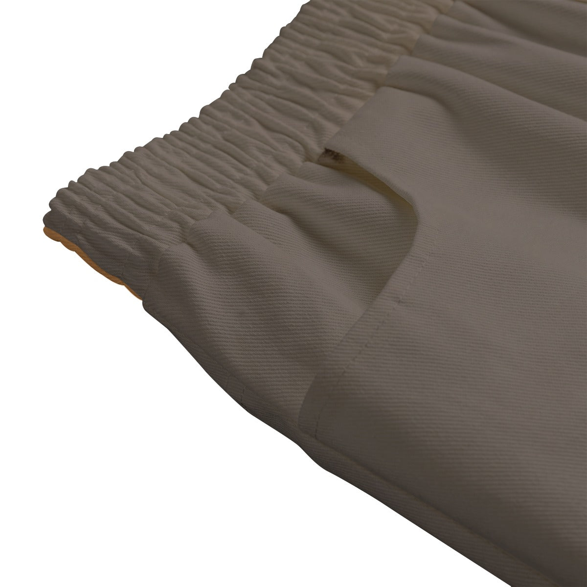 PU Golden Current Cotton Midi Skirt