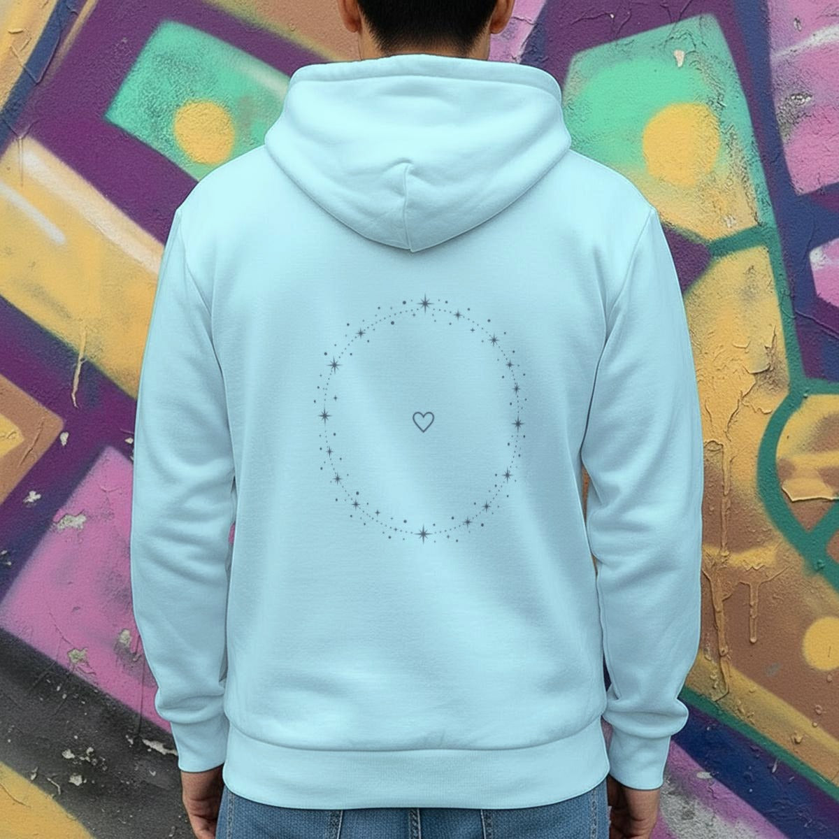 PU With You Celestial Heavy Fleece Zip-Up Hoodie
