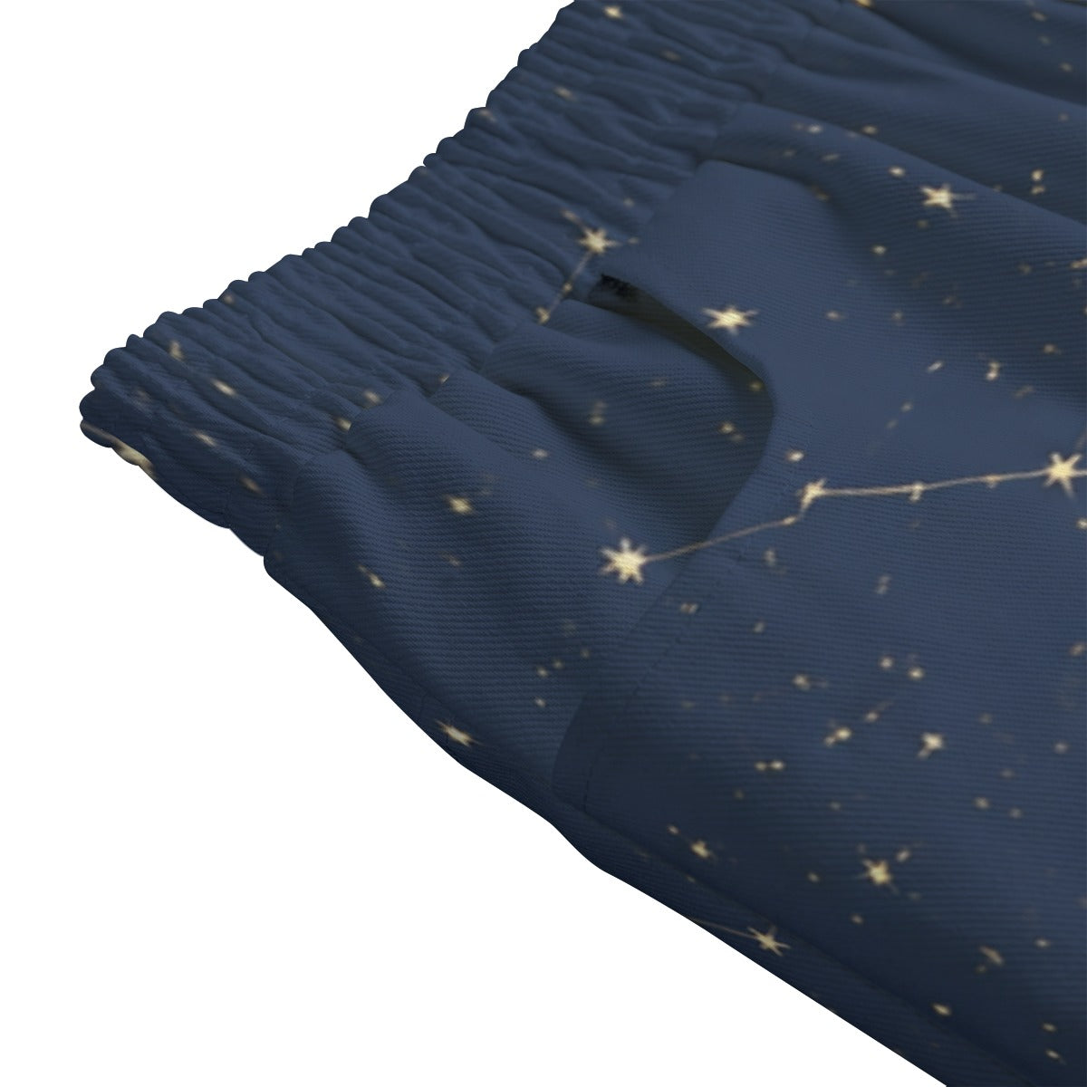 PU Midnight Constellation Cotton Midi Skirt