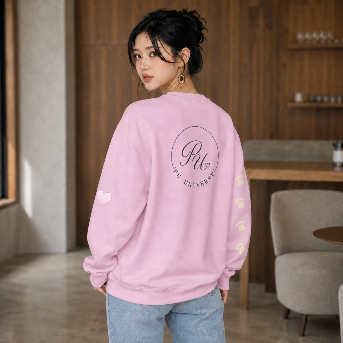 PU CAT – In My Universe Sweatshirt