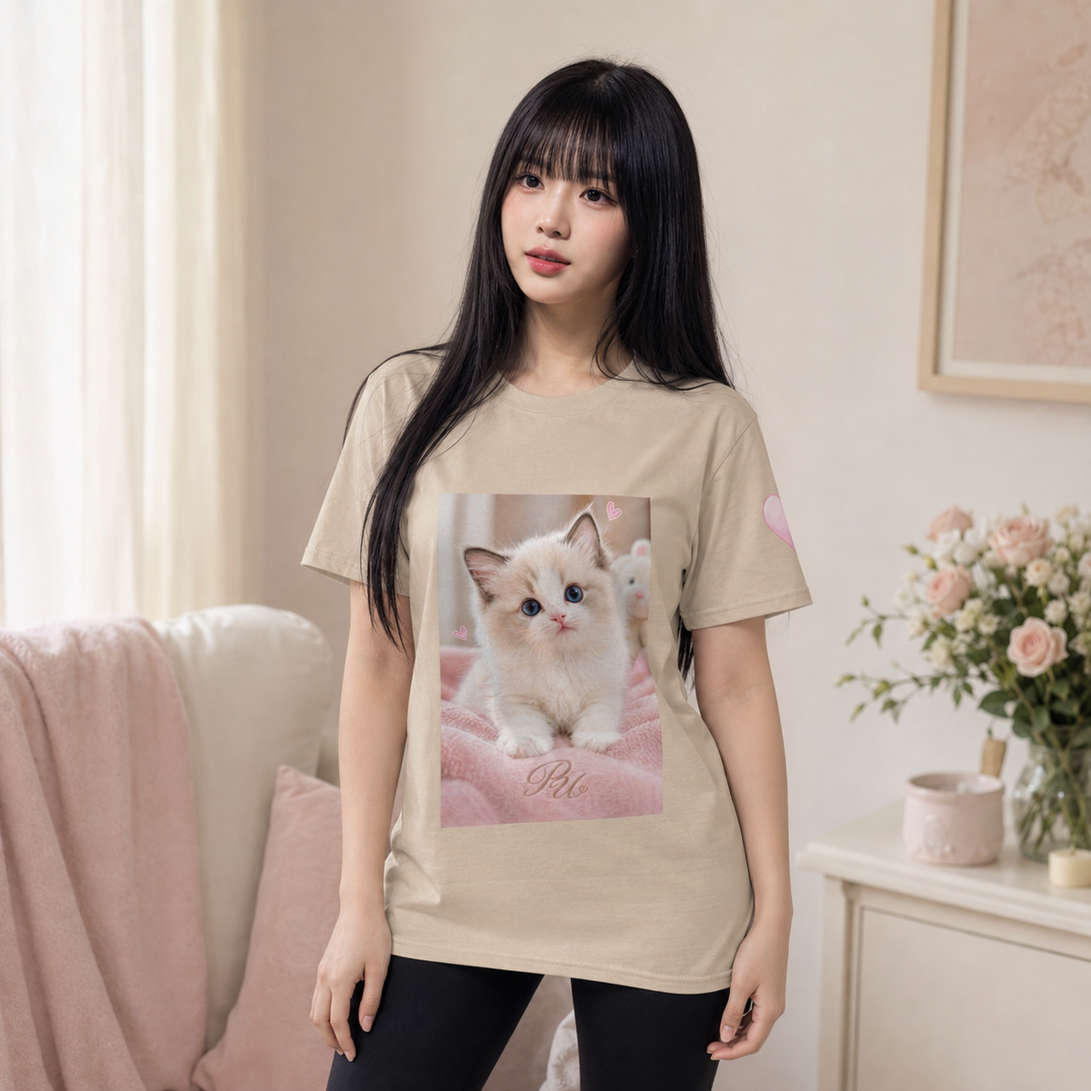 PU Dreamy Kitten Softstyle Tシャツ
