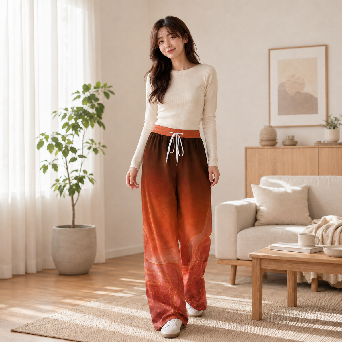 PU Ember Flow High-Stretch Wide-Leg Pants