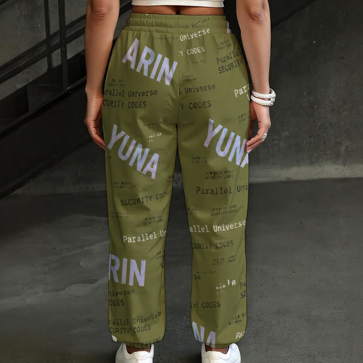 PU Parallel Security Code Sweatpants