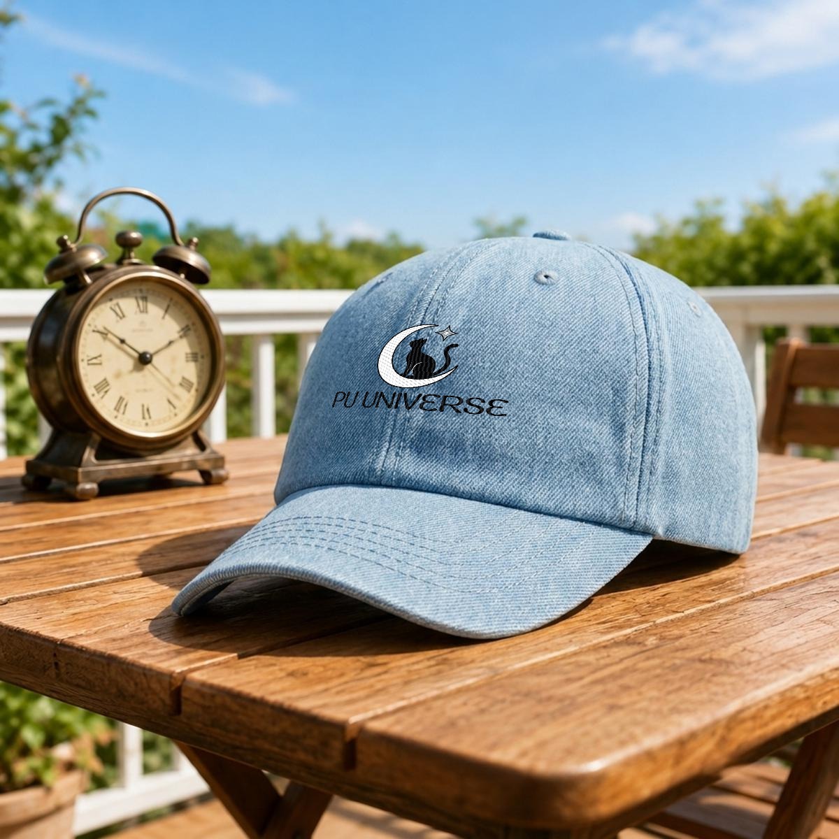 PU Universe Signature Embroidered Baseball Cap