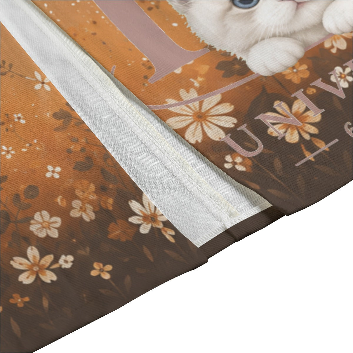 PU Golden Garden Cat コットン ミディスカート