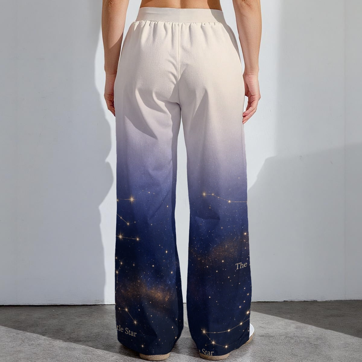 PU Little Star High-Stretch Wide-Leg Pants