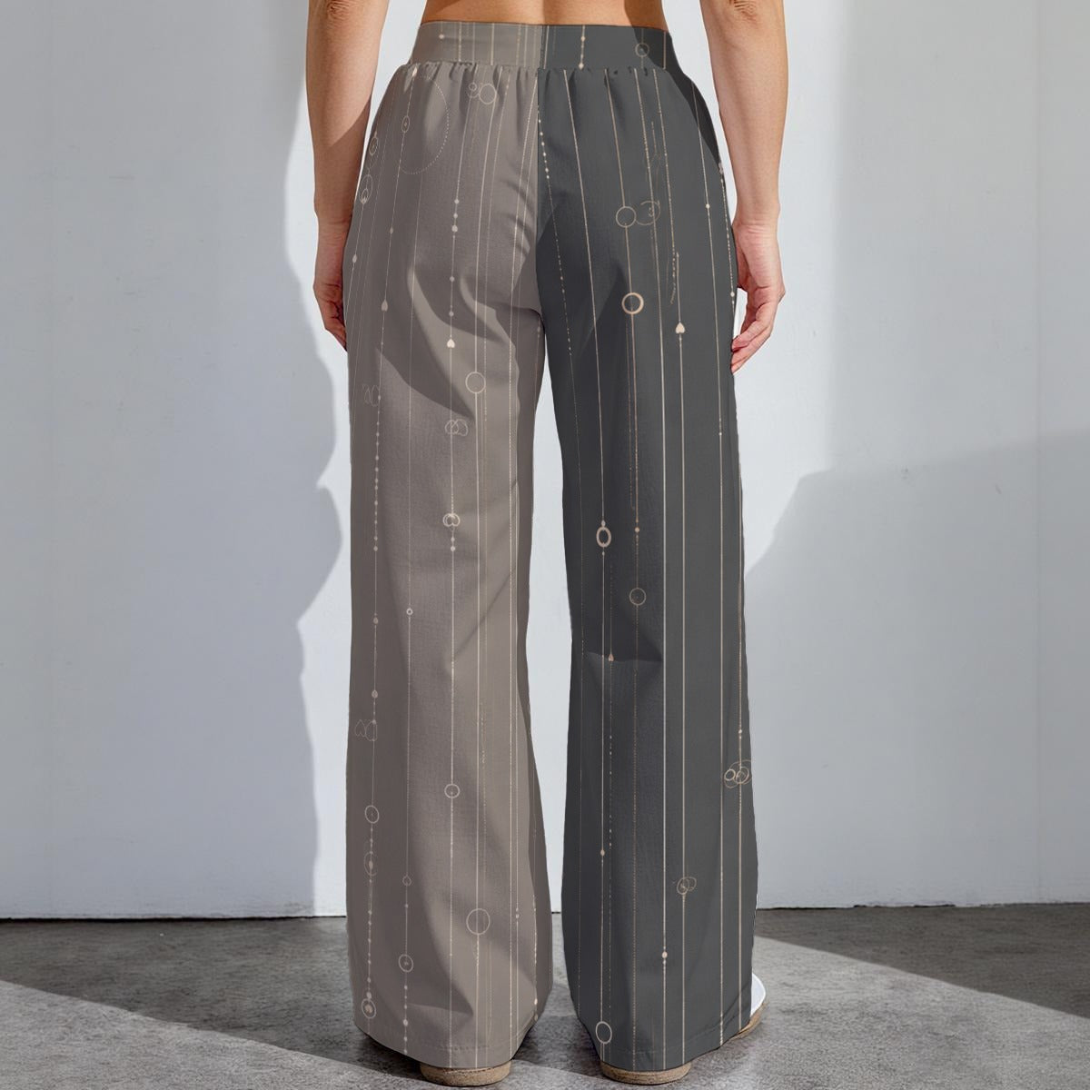 PU Quiet Orbit ハイストレッチワイドレッグパンツ