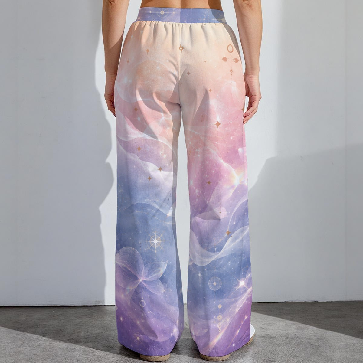 PU Aurora Mist High-Stretch Wide-Leg Pants