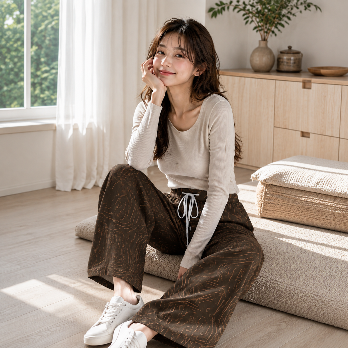 PU Circuit Archive Wide-Leg Pants